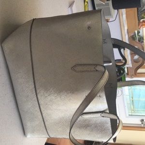 J. Crew Silver tote bag